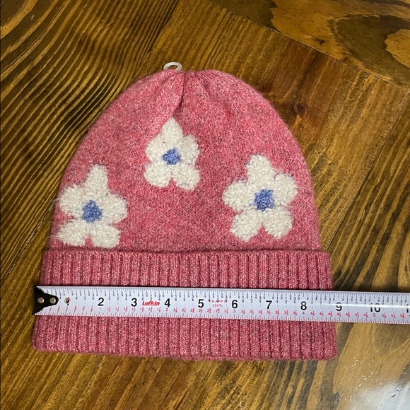 Urban Outfitters Flower Beanie Pink/Rose/White/Blue - Picture 5 of 6